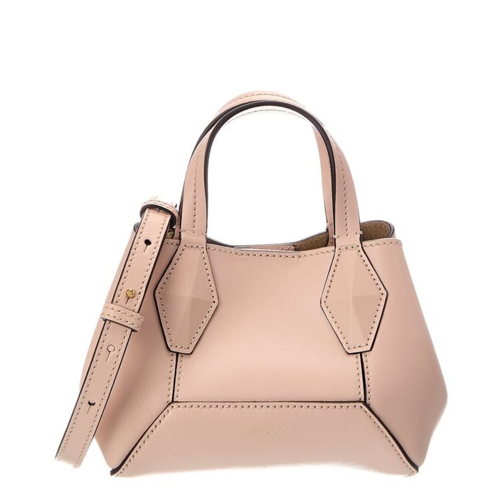 Jimmy Choo Diamond Xs Leather Tote, Pink